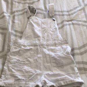 All white overalls